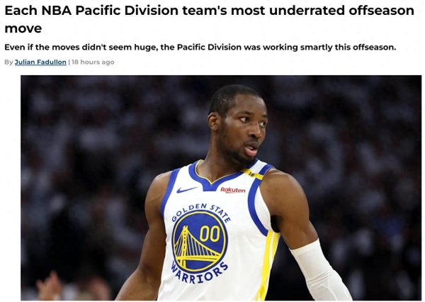 配资宝 快船队2换1获赞！美媒晒太平洋区各队最被低估操作：湖人抄底艾顿